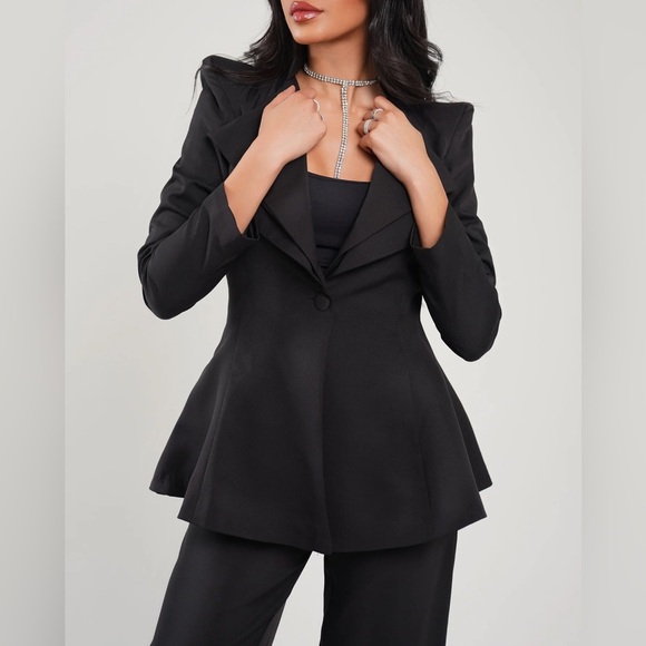noir couture Jackets & Blazers - noir Elegant Black Women's Blazer